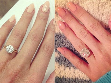 the perfect manicure for engagement ring photos ritani