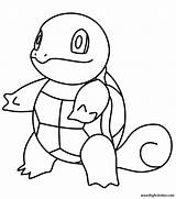 Pokemon Squirtle Coloring Pages Charmander Starter Bulbasaur Characters Color Squad Printable Print Kids Pokémon Getcolorings Colorings Popular sketch template