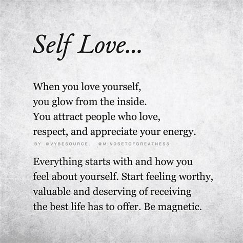 Image May Contain Text That Says Self Love When You Love Yourself