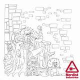 Labyrinth Pigs sketch template