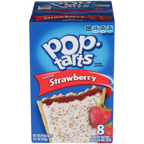 kellogg s pop tarts toaster pastries frosted strawberry 8 pastries
