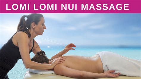 Ania Demonstrating Lomi Lomi Nui 🌺 Hawaiian Temple Style Massage Youtube