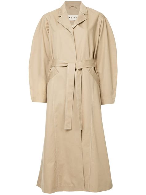 Assel Oversized Trench Coat Victoria Beckham In Trench