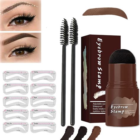 Perfect Brows Stencil And Stamp Kit One Step Perfect Brow Stamp Shaping