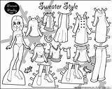 Paper Marisole Dolls Monday Doll Color Pages Coloring Printable Print Paperthinpersonas Colouring Marisol Click Bw Girls Today Pdf Thin Dress sketch template