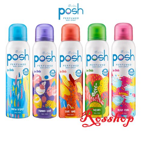 posh perfumed body spray posh body spray  lazada indonesia