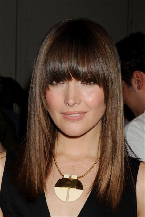 more pics of rose byrne long straight cut with bangs 3 of