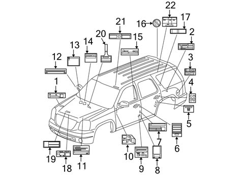 chevrolet suburban parts diagram