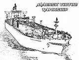 Coloring Aircraft Carrier Ship Pages Maersk Tankship Virtue sketch template