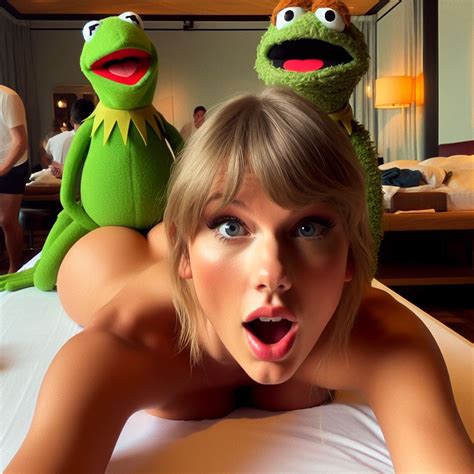 Post 6072781 Ai Generated Kermit The Frog Music Sesame Street Taylor Swift