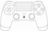 Controllers Playstation Paintingvalley Modded sketch template