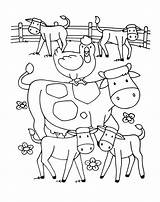 Farm Coloring Pages Kids Color Children Beautiful Print Printable Justcolor sketch template