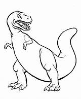 Coloring Pages Realistic Dinosaur Rex Library Clipart sketch template