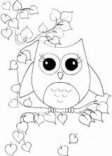 Pages Coloring Owls Owl Puppets Template sketch template