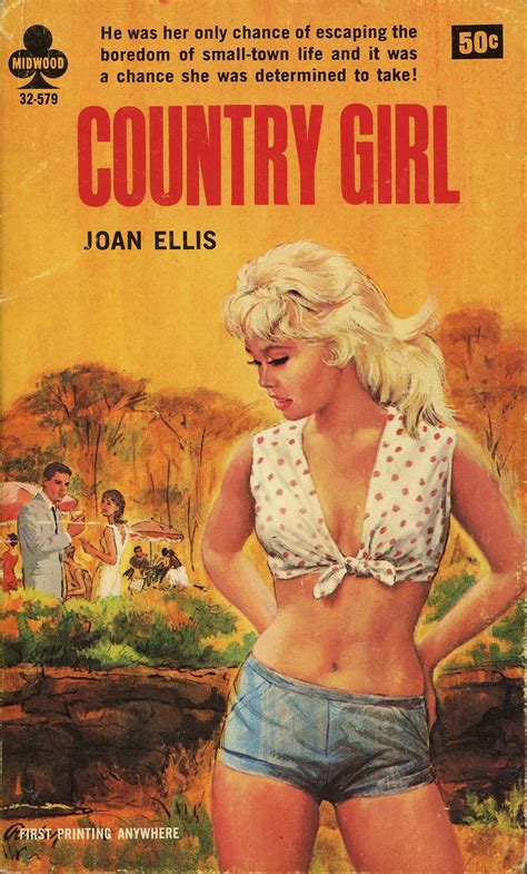 country girl vintage pulp cover art bad girls