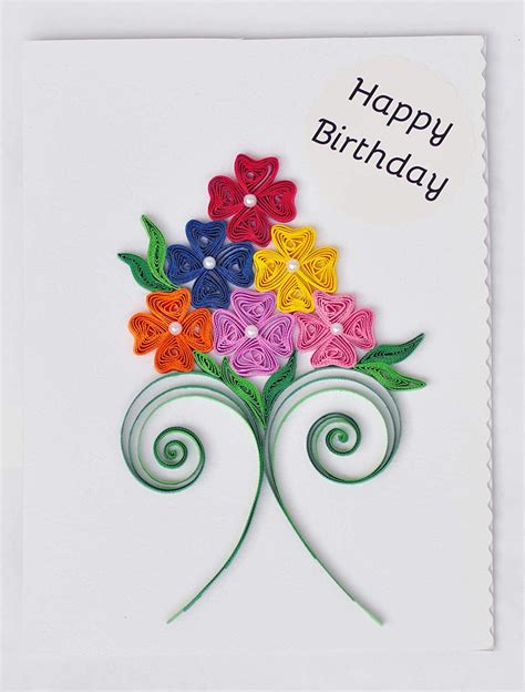 card  colour handmade happy birthday greeting amazonin office