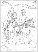 Manege Van Kleurplaten Coloring Kids Pages Horse Op Fun Pony Horses Visit sketch template