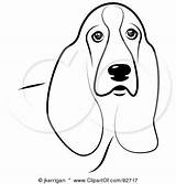 Basset Hound Drawing Outline Clipartmag sketch template