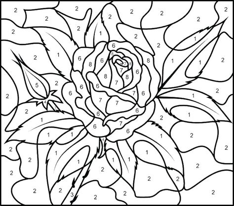 advanced color  number coloring pages  getcoloringscom