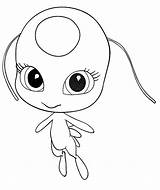 Ladybug Miraculous Tikki Youloveit Animados Mascotinha Plagg Kwamis Kwami Leidy Marinette sketch template