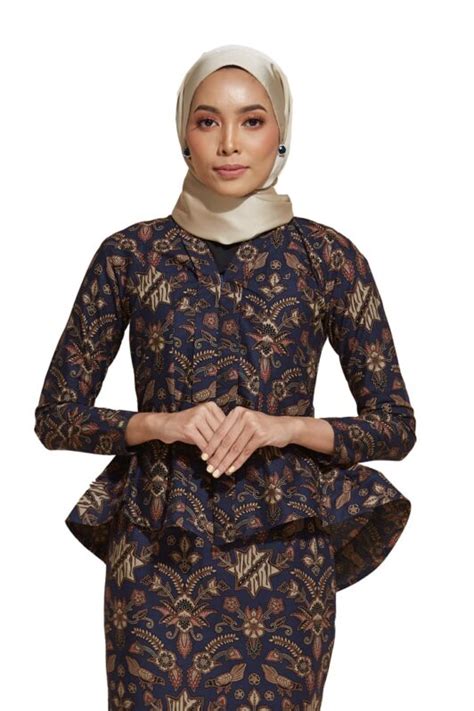 Kebaya Peplum Batik Kaisara Code Ks84 Habra Haute