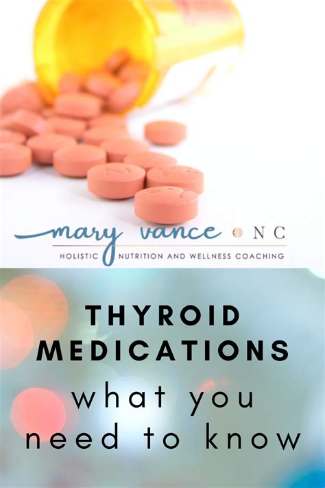 thyroid medications      mary vance nc