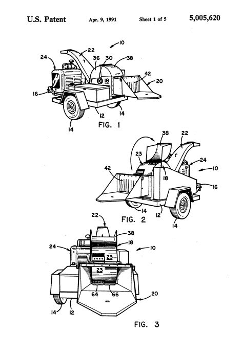patent  drum type wood chipper google patents