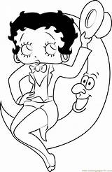 Betty Boop Coloringpages101 sketch template