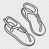 Sandalias Huarache Sandal Printable Shoe sketch template