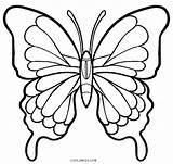 Butterfly Coloring Pages Simple Drawing Small Wings Printable Butterflies Color Easy Kids Cool2bkids Outline Painting Insect Adult Template Sketch Getcolorings sketch template