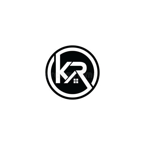 letter kr logo icon design template elements stock vector illustration  elements letter