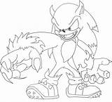 Werehog Lineart sketch template