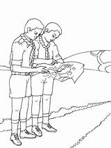 Scouts Coloriages Metiers Télécharge Imprime sketch template