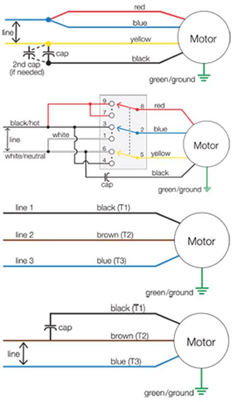 motor wiring diagrams groschopp