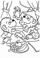 Sister Berenstain Brother Bear Teddy Coloring Take Play Them Pages sketch template