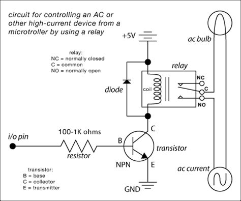 relay circuit diagram  repository circuits  nextgr