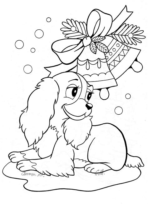 christmas coloring pages  puppies bubakidscom