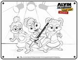 Coloring Alvin Chipmunks Printable Chipettes Chip Road Pages Sheets Activities Printables Ray Activity Win Blu Print Movie Giveaway Click Chippettes sketch template