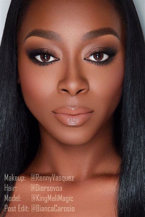 Inspiration Les 21 Meilleures Images Maquillage De Mariée Peau Noire