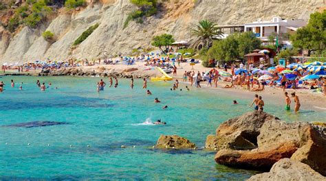 Cala D Hort Beach Balearic Islands Attraction Au