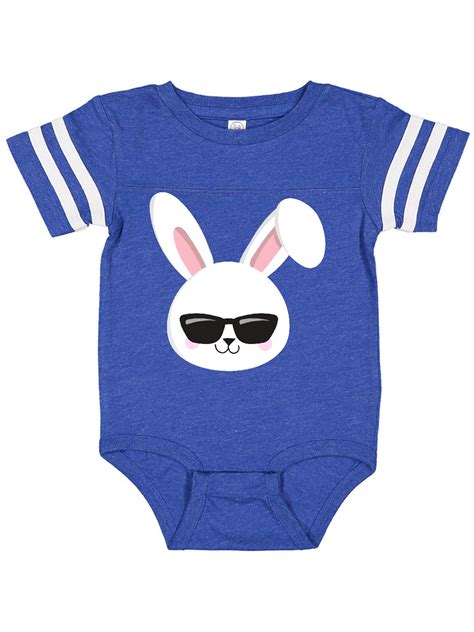 inktastic cute bunny white bunny bunny wearing sunglasses infant creeper walmartcom