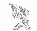 Deathstroke Sword Universe Dc Coloring Pages sketch template