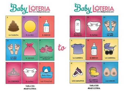 baby loteria english kid friendly  calling cards  etsy