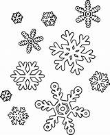 Snowflake Coloring Pages Snowflakes Winter Easy Much Christmas Fun Template Wecoloringpage Book Fascinating Cartoon Frozen Choose Board sketch template