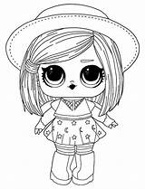 Lol Doll Pages Coloring Surprise Kids Babay Suprise sketch template