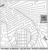 Coloring Maze Pages sketch template
