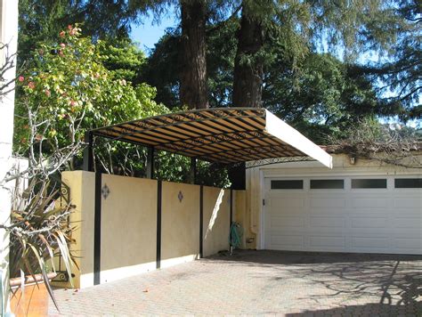 sided overhang carport privacy fence designs patio canopy canopy outdoor