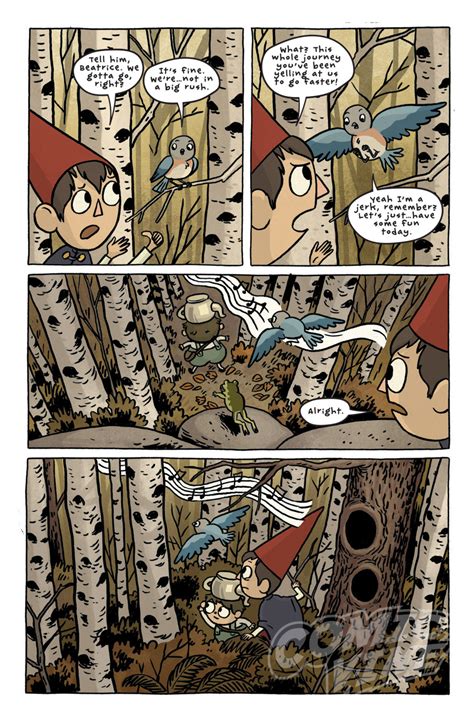 exclusive preview over the garden wall 3 comic book preview comic vine