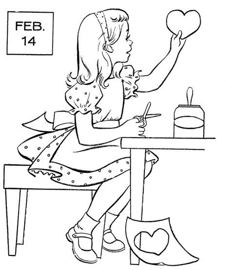 february coloring