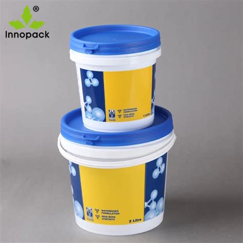 cheap  liter clear food grade virgin pp plastic bucketl transparent